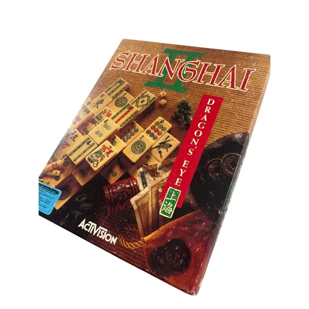 IBM PC Big Box - Shanghai II - Dragon's Eye (Activision) 1990 RARE Tandy
